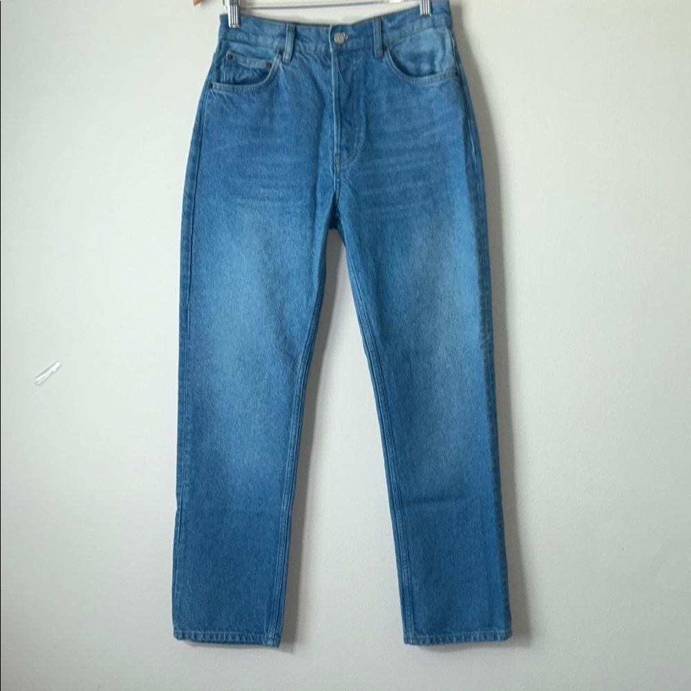 Reformation Women's Blue Straight Jeans